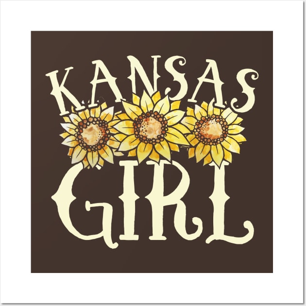 Kansas Girl Wall Art by bubbsnugg